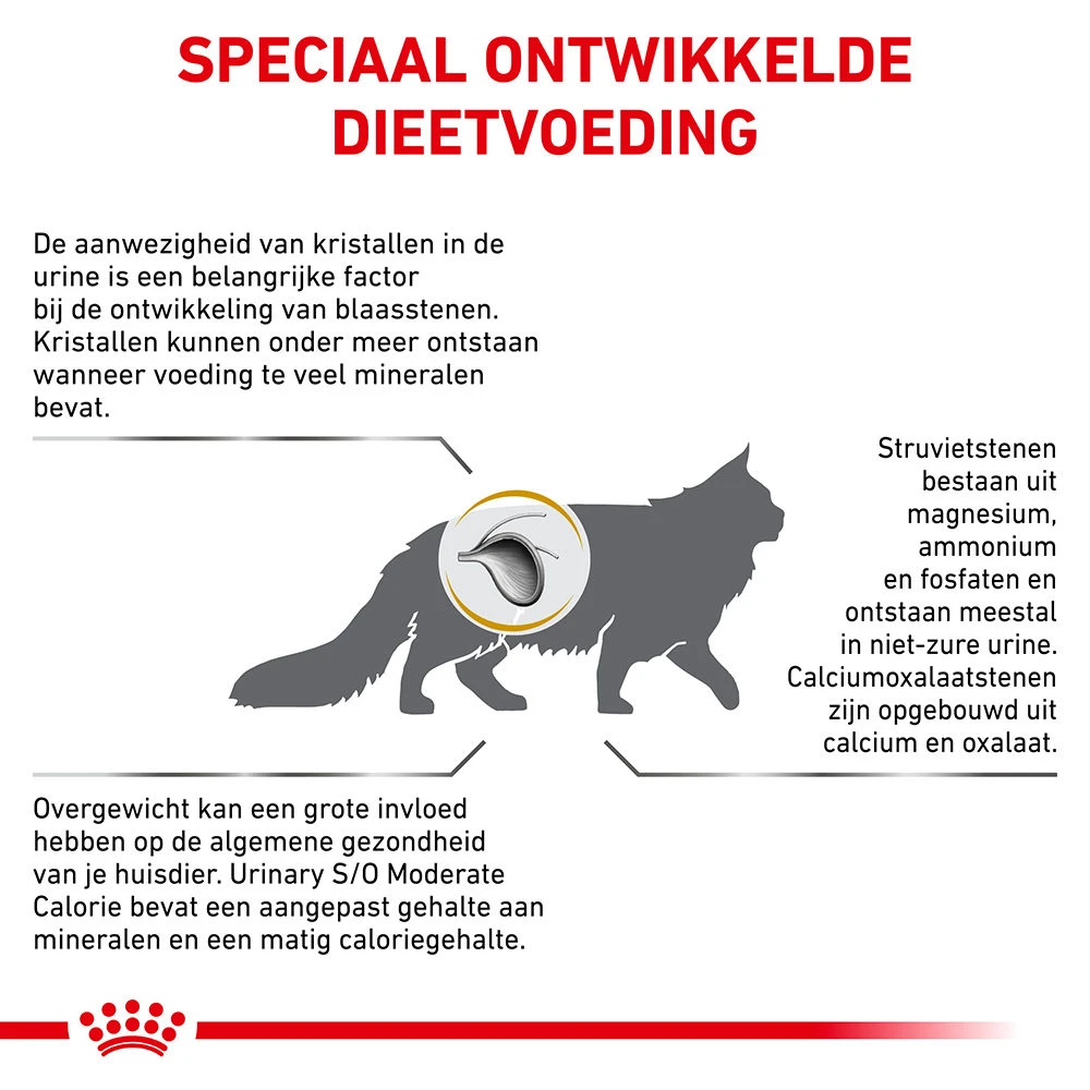 Royal Canin Urinary S/O Moderate Calorie Kat 13 Royal Canin Urinary S/O Moderate Calorie Kat - Afbeelding 11