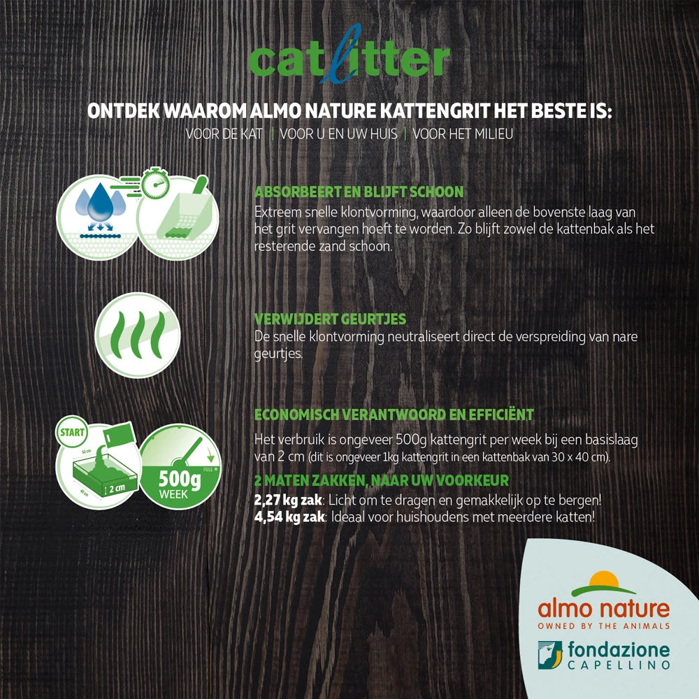 Almo Nature Kattenbakvulling 8 Almo Nature Kattenbakvulling - Afbeelding 6