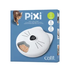 Catit PIXI Smart 6-meal Feeder -Almo nature Winkle catit pixi smart 6 meal feeder 217203 1000 none