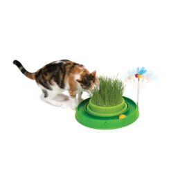 Catit Play Circuit Ball Toy With Grass Planter -Almo nature Winkle catit play circuit ball toy with grass planter 124097 0500 none