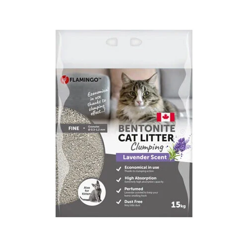 Flamingo Kattenbakvulling Lavendel 3 Flamingo Kattenbakvulling Lavendel