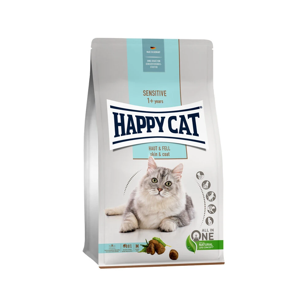 Happy Cat Sensitive Huid & Vacht Kattenvoer 4 Happy Cat Sensitive Huid & Vacht Kattenvoer - Afbeelding 2