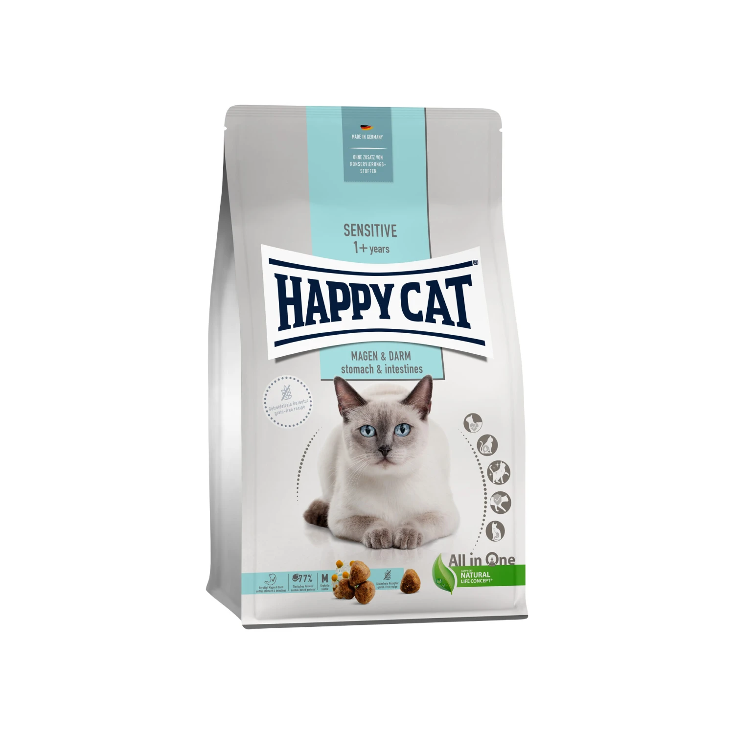 Happy Cat Sensitive Maag & Darmen Kattenvoer 6 Happy Cat Sensitive Maag & Darmen Kattenvoer - Afbeelding 4