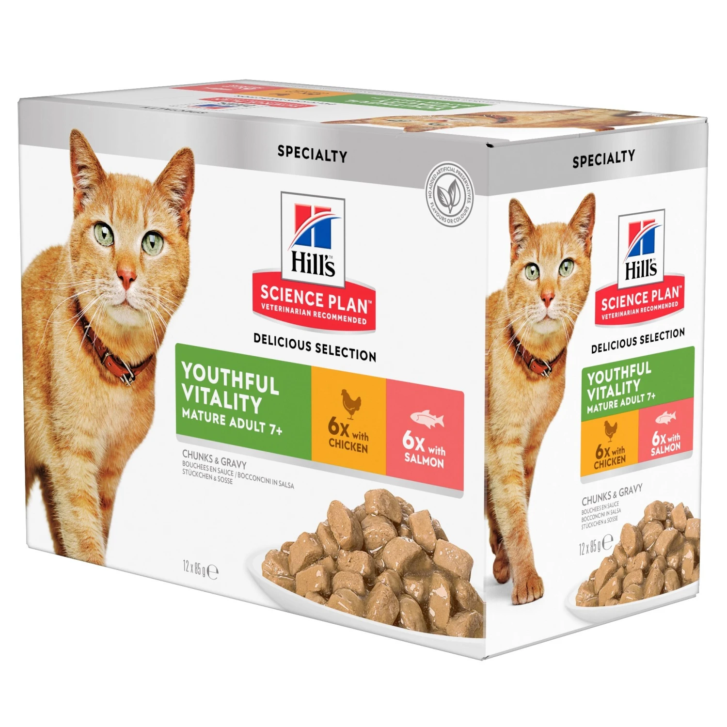 Hill's Science Plan - Feline Senior Vitality - Maaltijdzakje