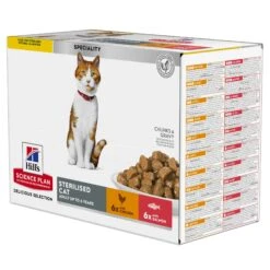 Hill's Science Plan - Feline Adult - Sterilised - Chicken - Maaltijdzakje -Almo nature Winkle hills science plan feline adult sterilised chicken 218791 2000 none