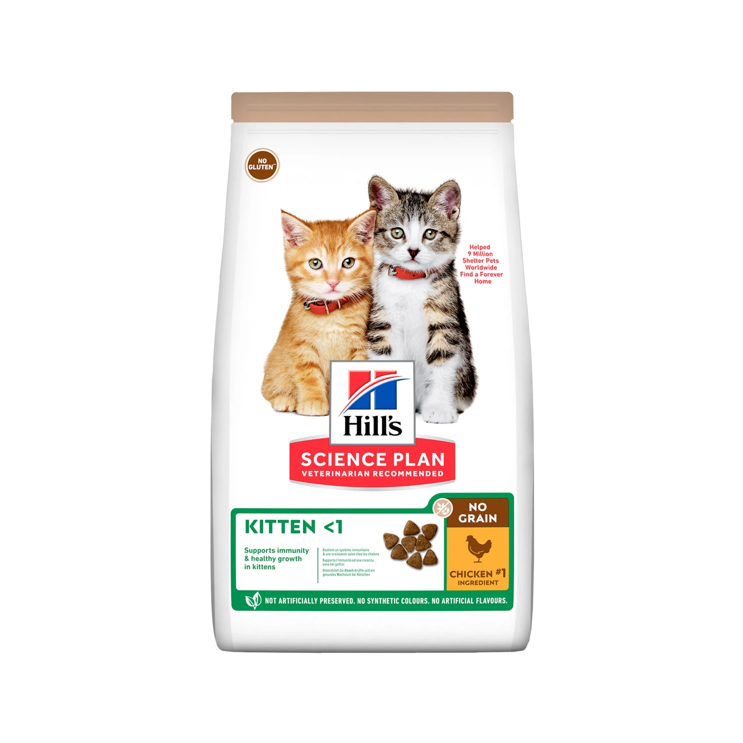 Hill's Science Plan No Grain Kattenvoer Kip - Kitten