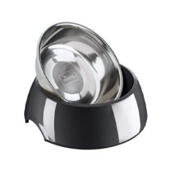 Hunter Melamine Voer- En Drinkbak - Zwart -Almo nature Winkle hunter melamine voer en drinkbak zwart 169552 0500 none