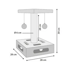 Flamingo Krabpaal CYA 1 -Almo nature Winkle krabpaal cya 1 222610 1000 none