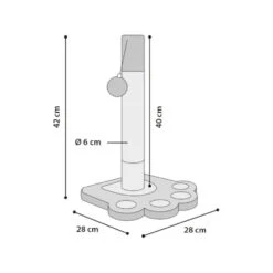 Flamingo Krabpaal CYA 2 -Almo nature Winkle krabpaal cya 2 222611 1000 none