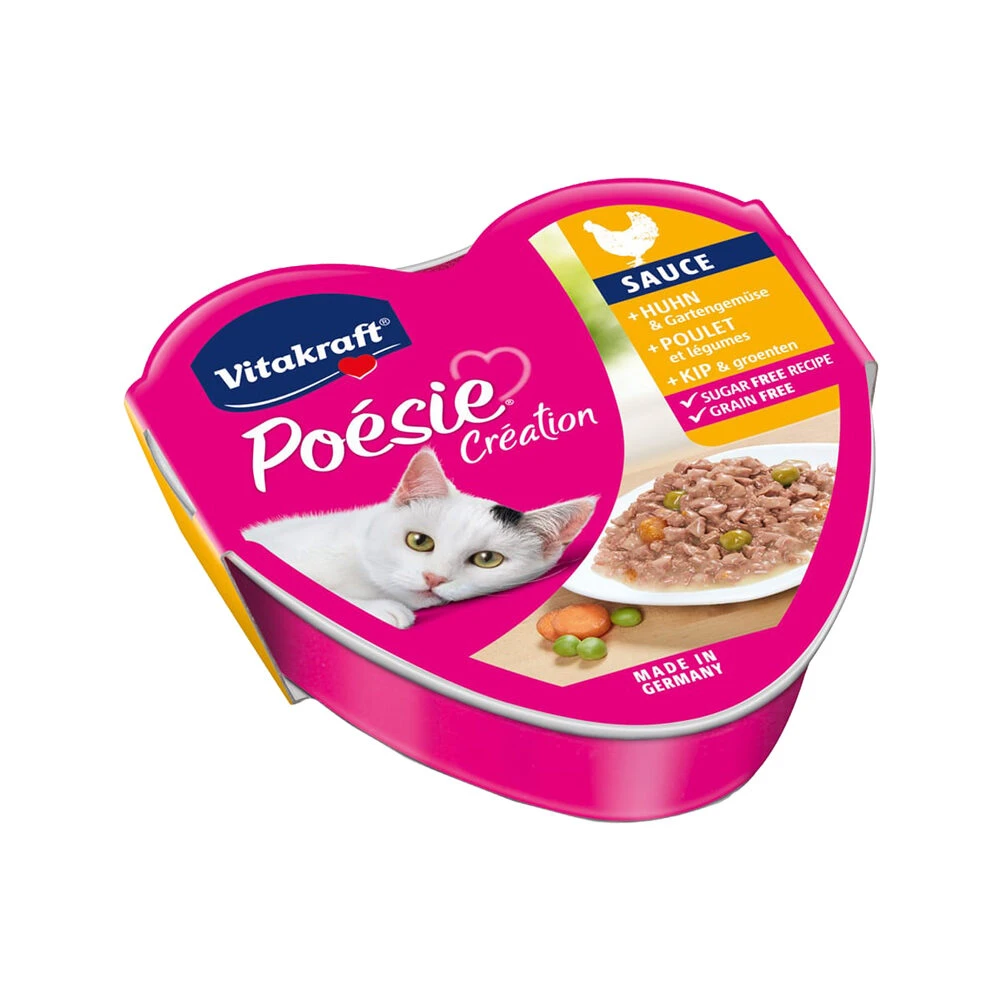 Vitakraft Poésie Kip & Groente In Saus 3 Vitakraft Poésie Kip & Groente In Saus - Afbeelding 2