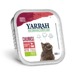 Yarrah - Natvoer Kat Kuipje Chunks Met Rund Bio 10 Yarrah - Natvoer Kat Kuipje Chunks Met Rund Bio -Almo nature Winkle yarrah chunks kat kuipje met rund bio 157961 1000 none